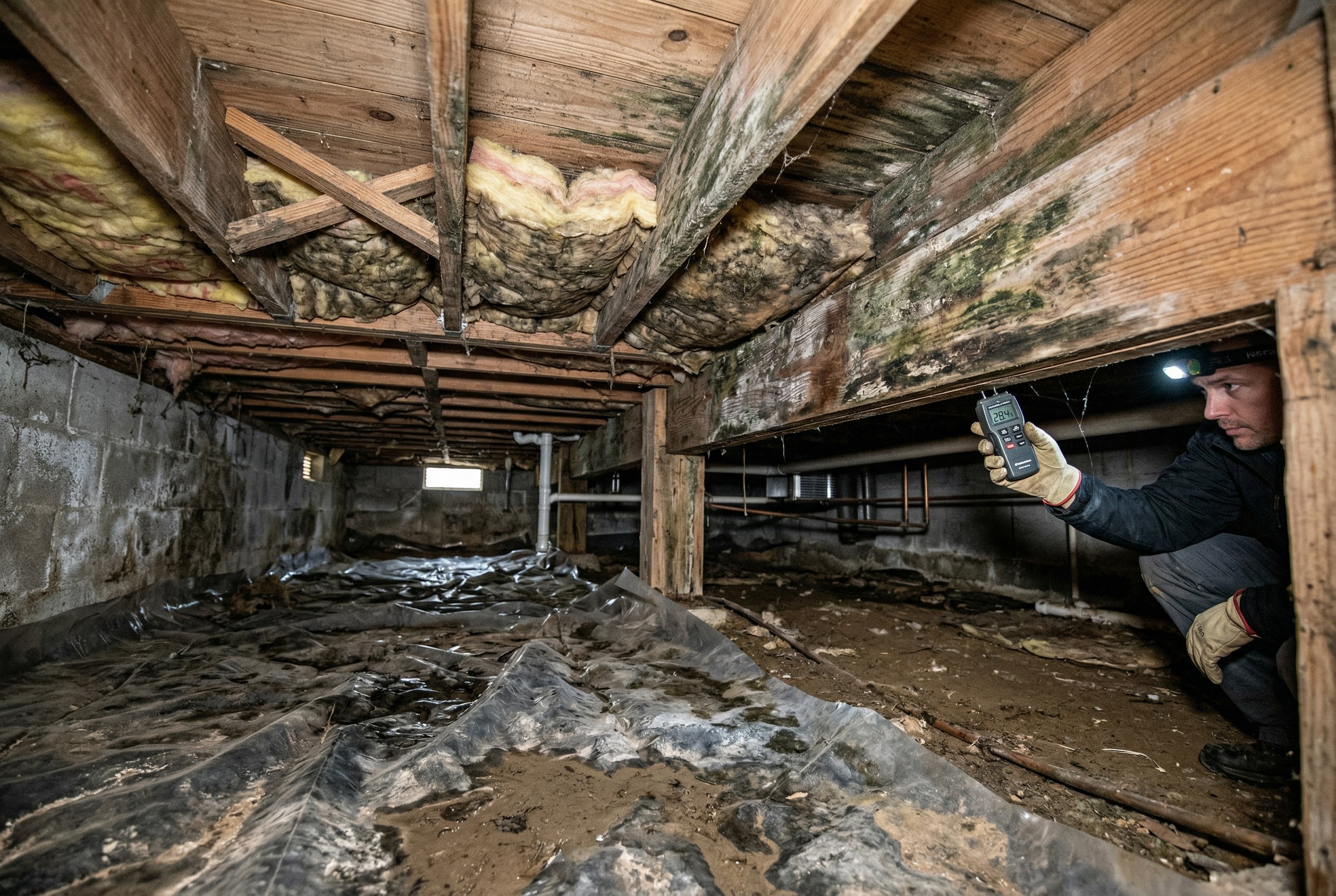 Mold Remediation in Chesapeake VA: Why Mold Keeps Coming Back in Crawl Spaces